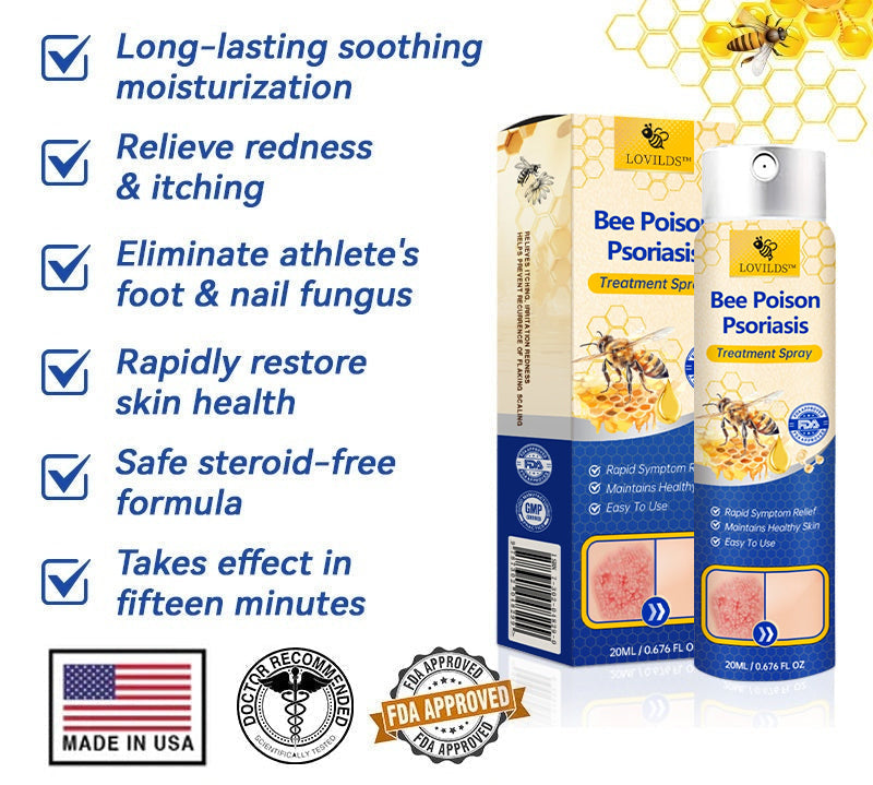 ✨【 official  Brand  Store】  Last Day Discount: 83% OFF 🌸 LOVILDS™ PsoriaHeal  psoriasis Spray pro