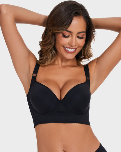 💖 Lift & Smooth Essentials – 2-Pack Push-Up Bras (Black + Beige)