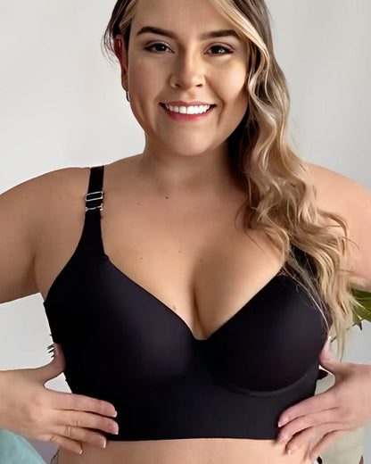 💖 Lift & Smooth Essentials – 2-Pack Push-Up Bras (Black + Beige)