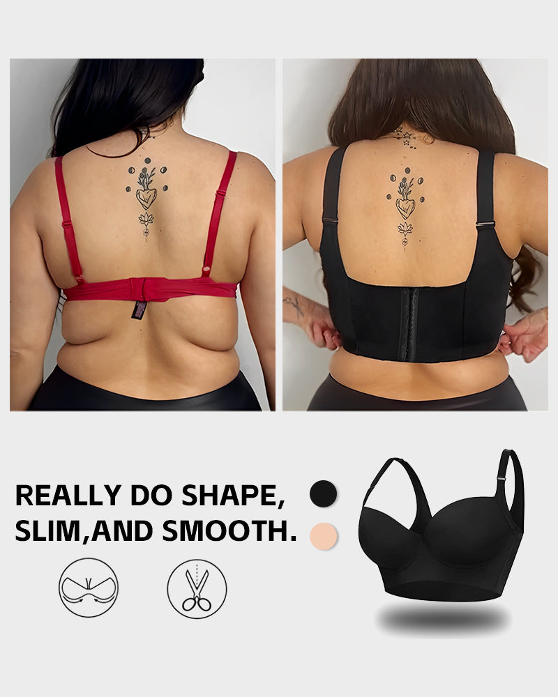 💖 Lift & Smooth Essentials – 2-Pack Push-Up Bras (Black + Beige)