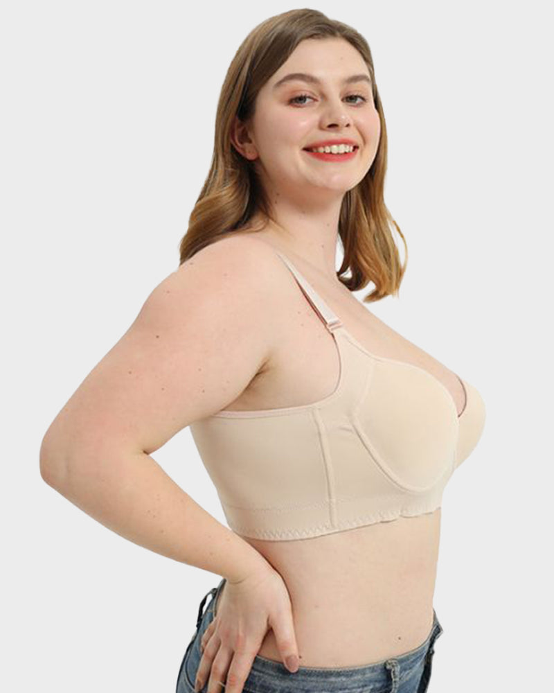 💖 Lift & Smooth Essentials – 2-Pack Push-Up Bras (Black + Beige)