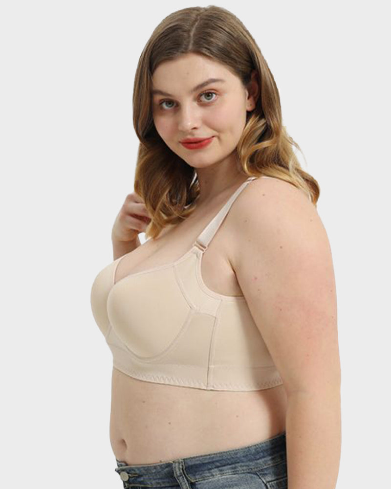 💖 Lift & Smooth Essentials – 2-Pack Push-Up Bras (Black + Beige)