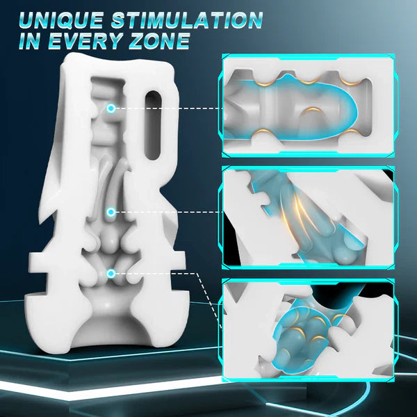 [Confidential Delivery] 💖Overachiever Pro- Bay 10 Sucking Vibrating Male Stroker– 18+ Only