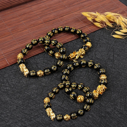 🔥🎉DIY STAR Pi Xiu Obsidian Bracelet – Unlock Wealth & Attract Good Fortune✨💰