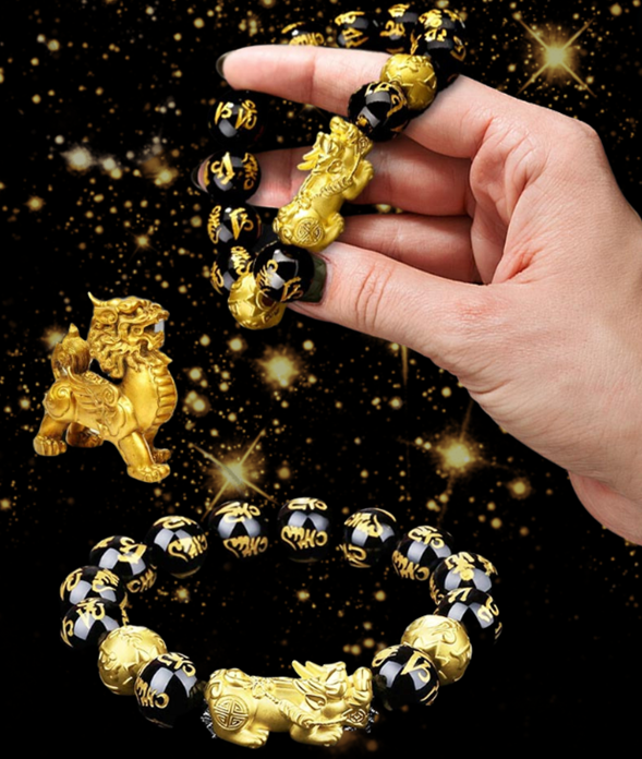 🔥🎉DIY STAR Pi Xiu Obsidian Bracelet – Unlock Wealth & Attract Good Fortune✨💰