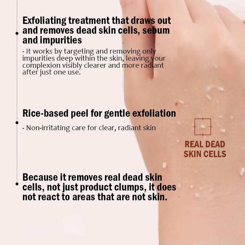 Exfoliating Rice Peel Duo – Instantly Removes Dead Skin for Smooth, Glowing Skin