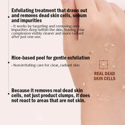 Exfoliating Rice Peel Duo – Instantly Removes Dead Skin for Smooth, Glowing Skin