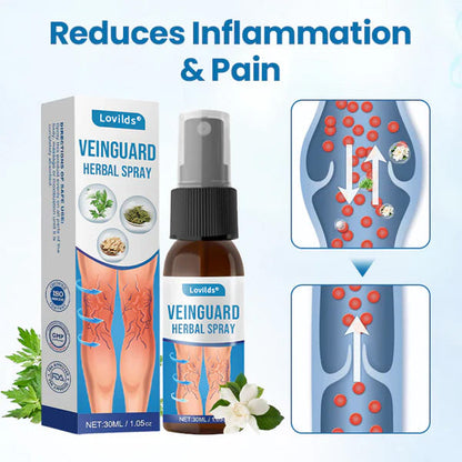 Lovilds™ VeinGuard Herbal Spray-✅ Clinically proven to eliminate varicose veins in just 7 days!