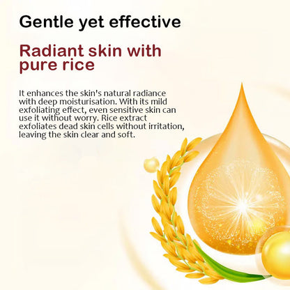 Exfoliating Rice Peel Duo – Instantly Removes Dead Skin for Smooth, Glowing Skin
