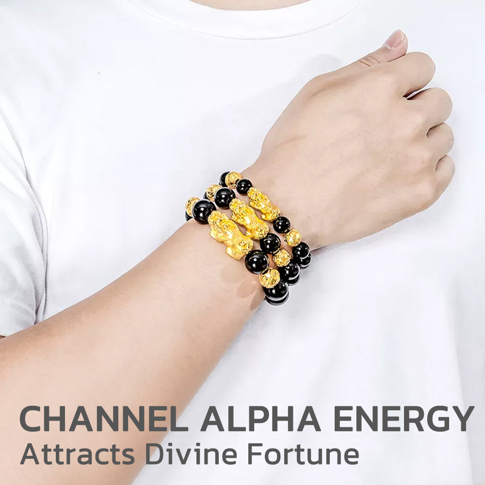 🔥🎉DIY STAR Pi Xiu Obsidian Bracelet – Unlock Wealth & Attract Good Fortune✨💰
