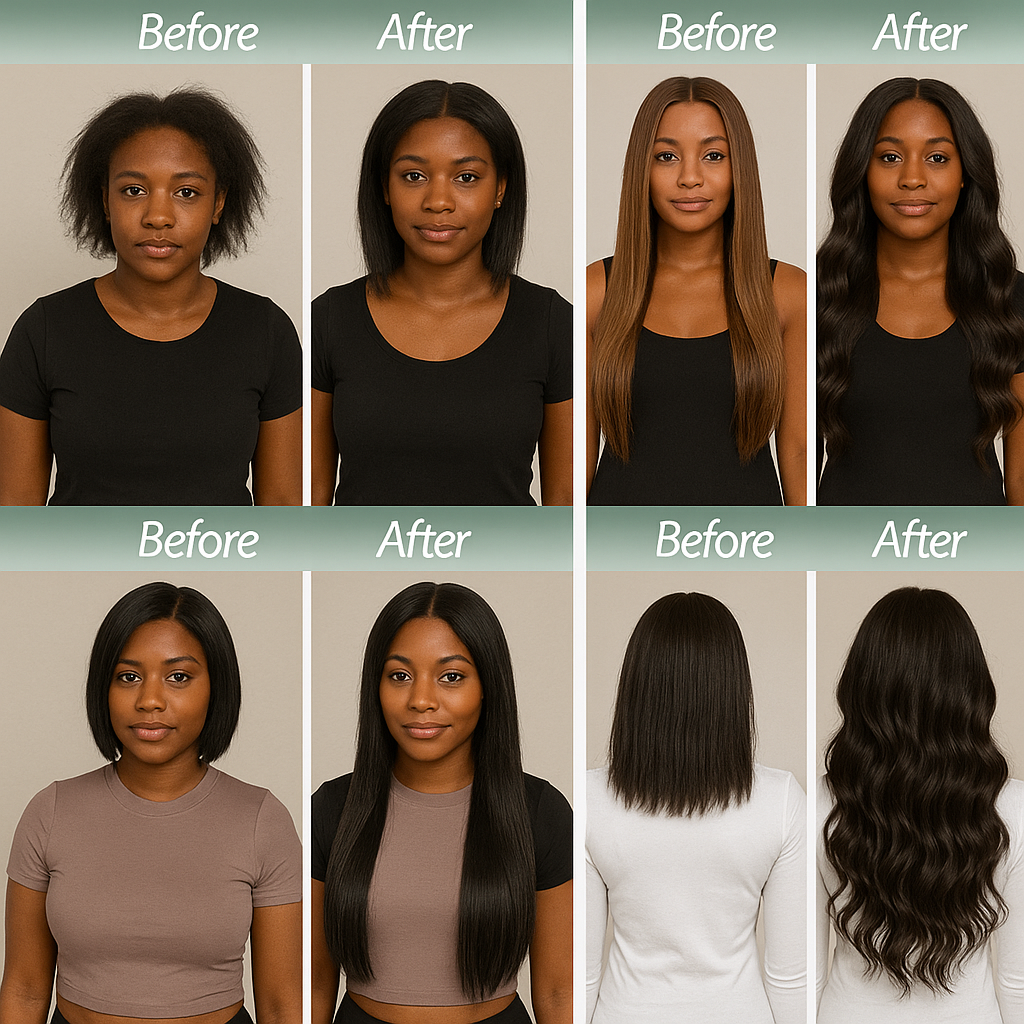 ✨ QIAWI™  Luxe Volume Hair Extensions — Instantly Thicker, Longer, Gorgeous Hair!