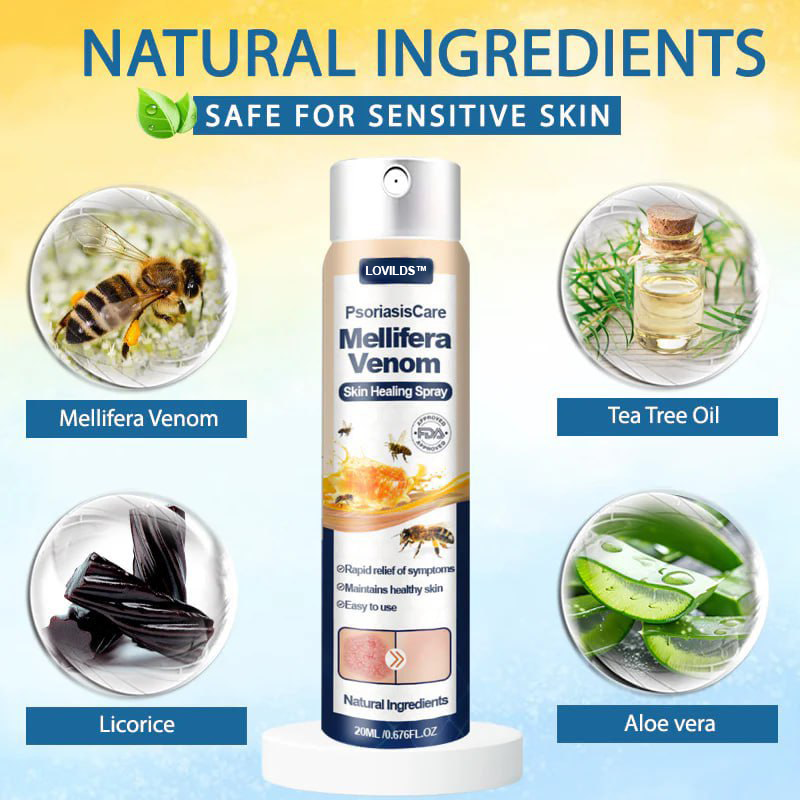 LOVILDS™ Psoriasis Care Mellifera Venom Skin Healing Spray🔥